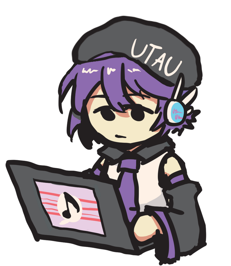 Defoko using a computer.